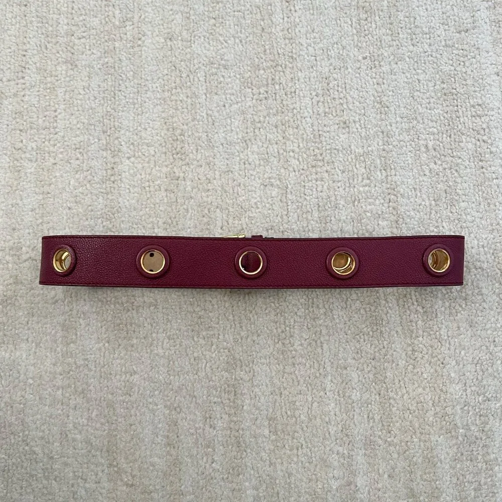 Burberry Leather Grommet Belt 30/75